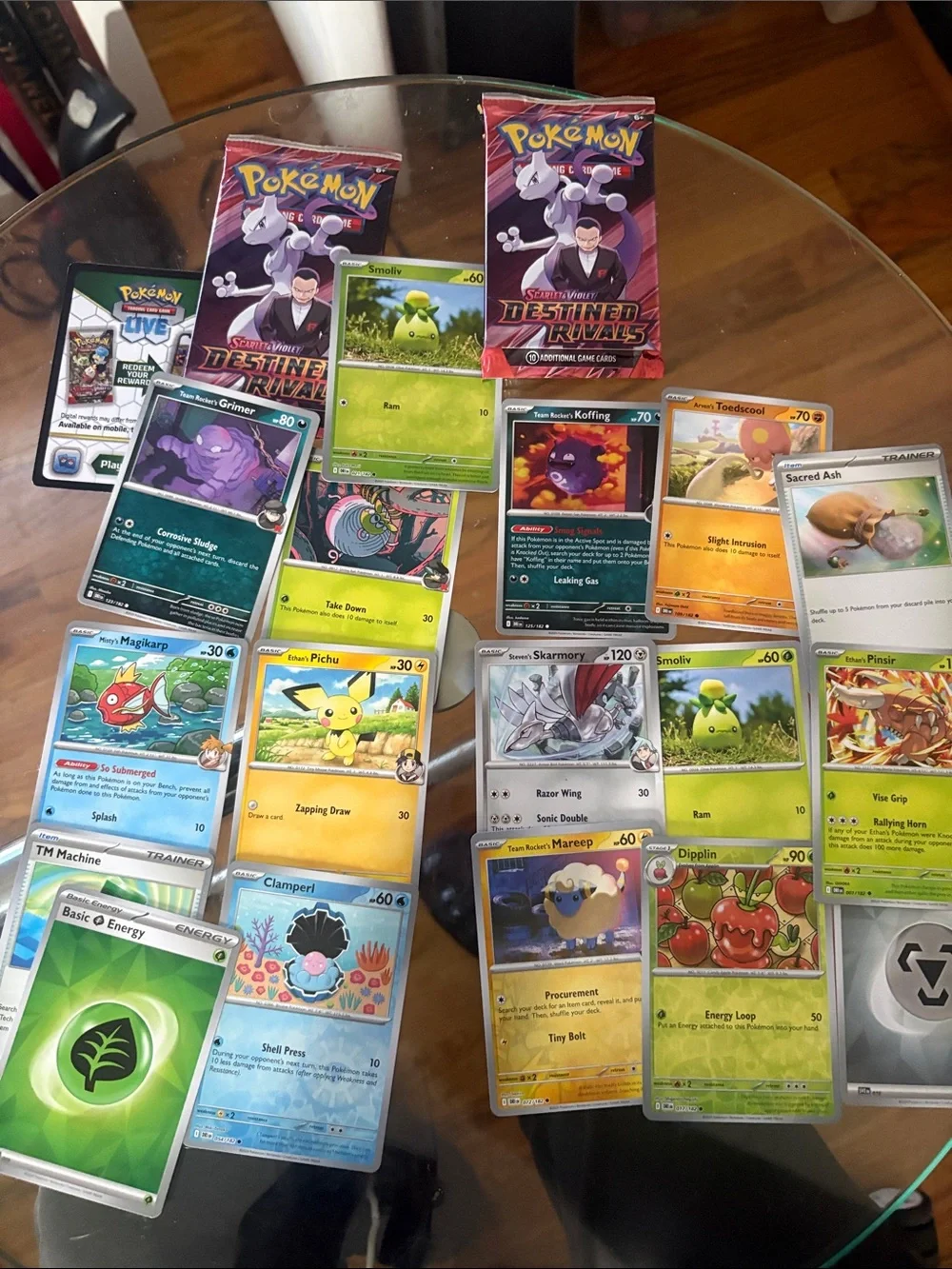 12 Assorted OPEN booster packs (93)